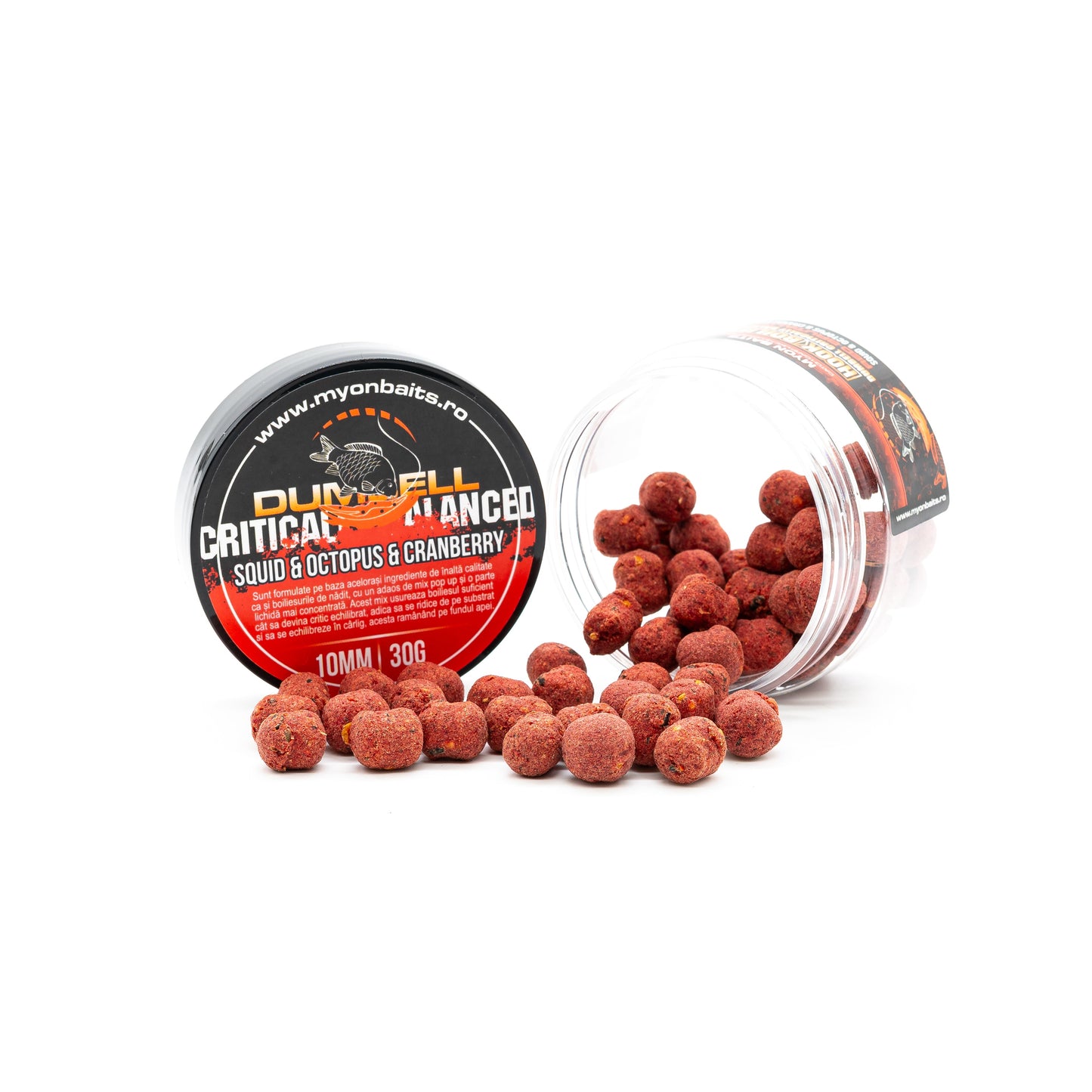 Critic Echilibrate Dumbell Red Brutality 10 mm - Myon Baits