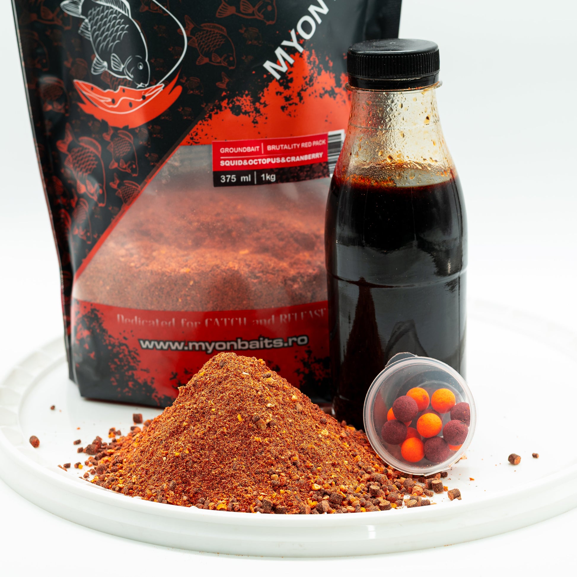 Groundbait Brutality RED Pack - Myon Baits