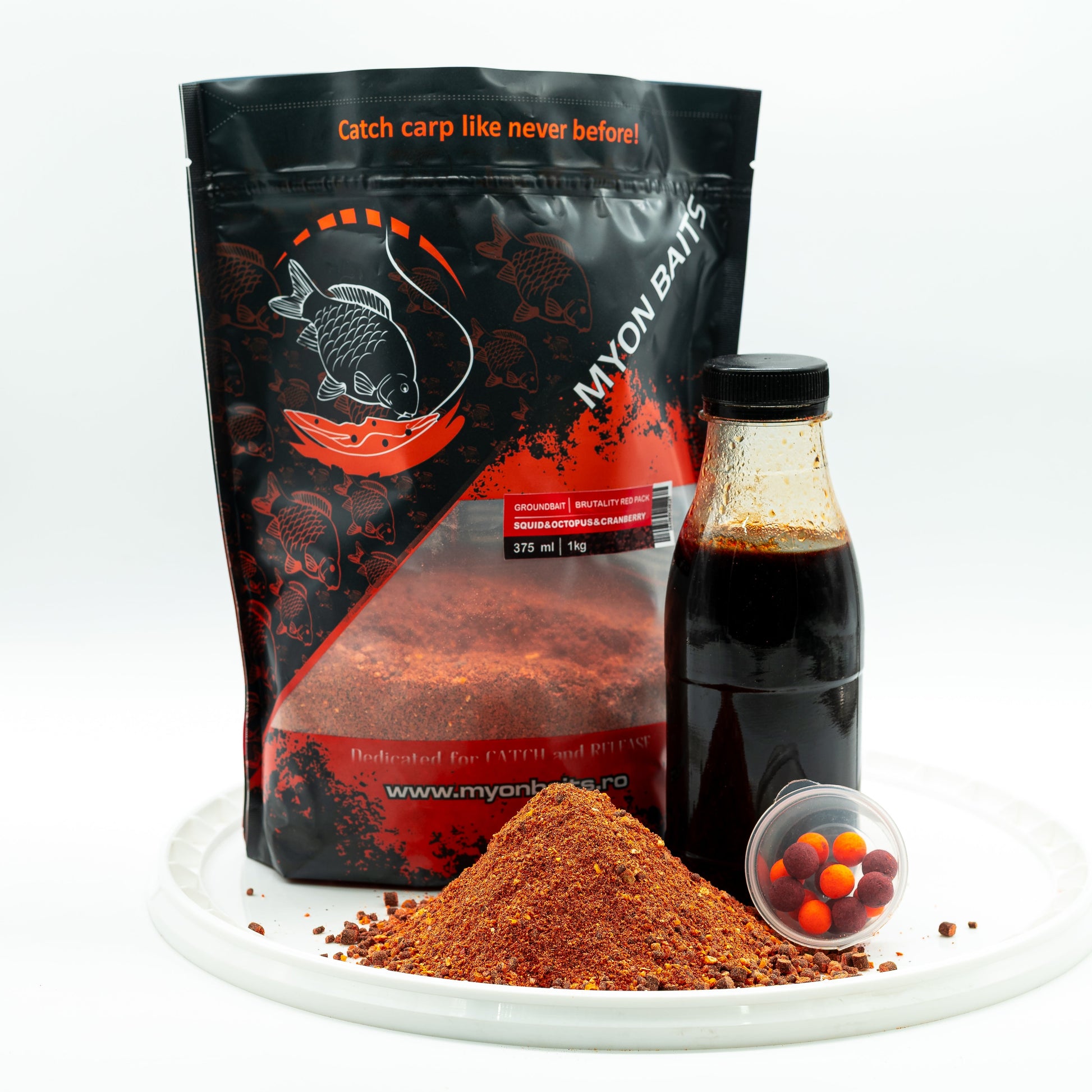 Groundbait Brutality RED Pack - Myon Baits
