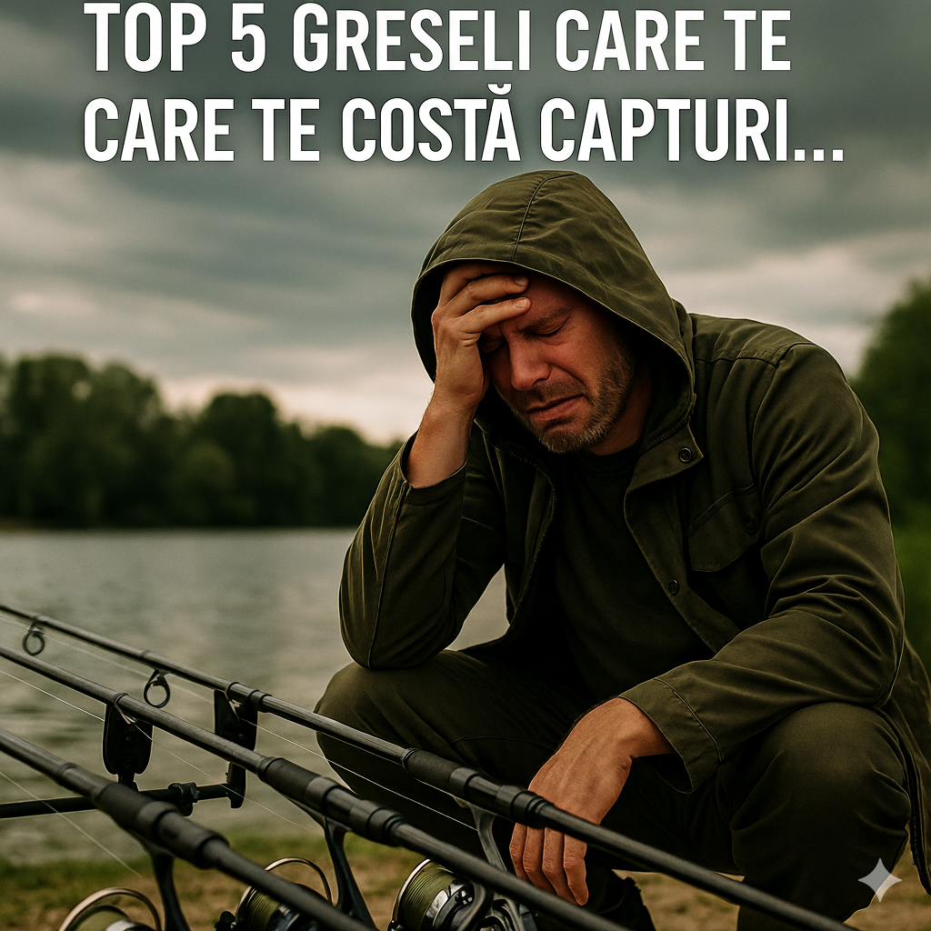 Top 5 Greșeli Frecvente în Pescuitul la Crap care te Costă Capturi (și cum să le eviți!) – O perspectivă de la Myon Baits