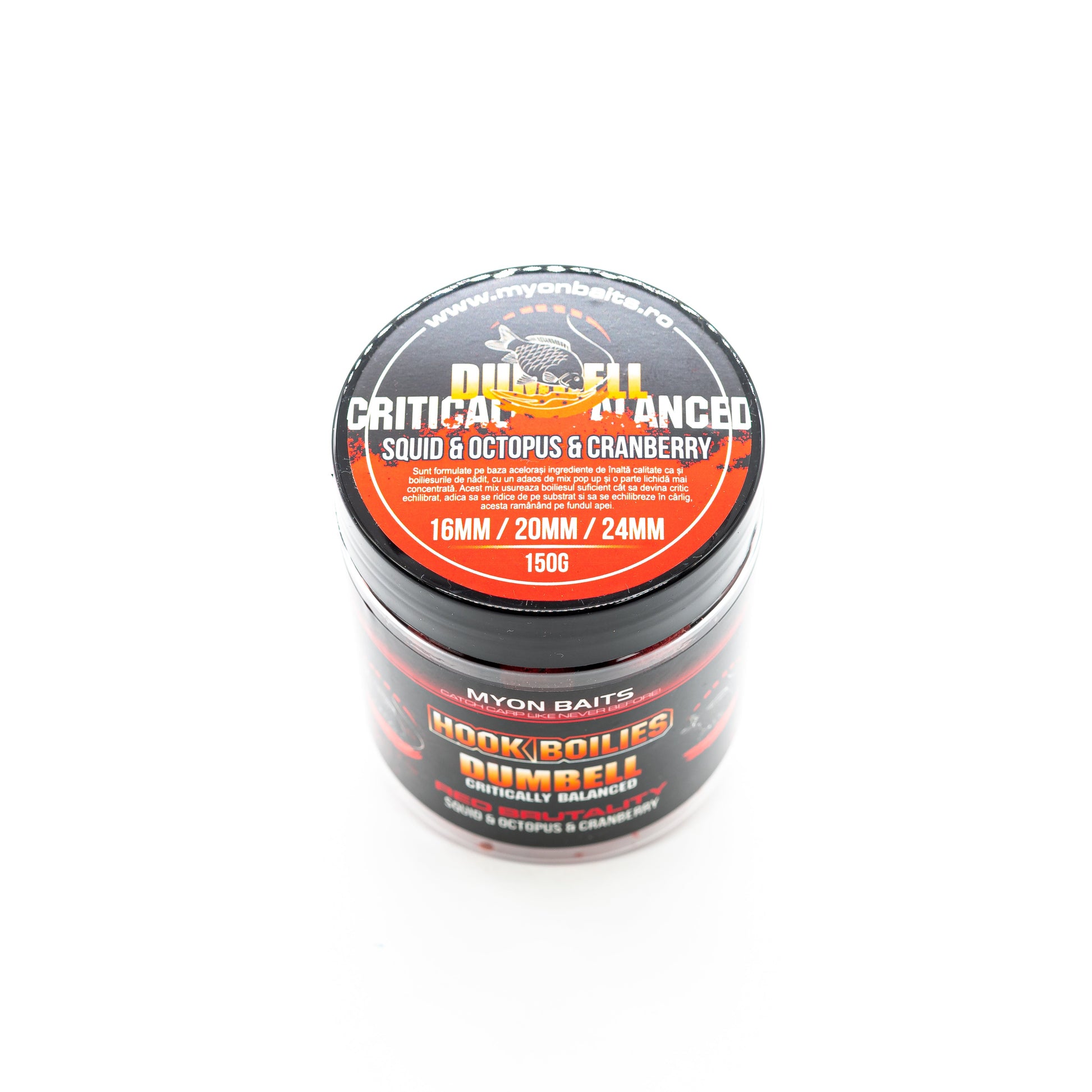 Critice Dumbell Red Brutality 16-20-24 mm - Myon Baits