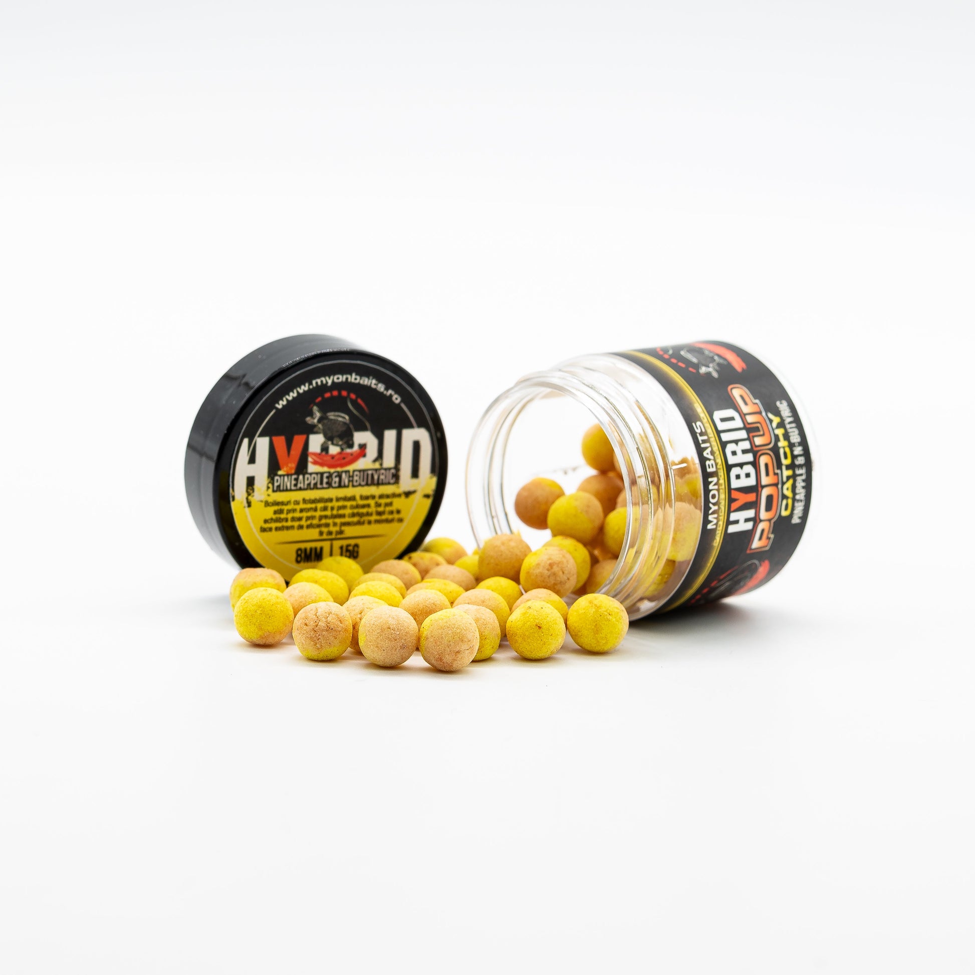 Hybrid Pop Up Catchy Pineapple & N-Butyric 8 mm - Myon Baits