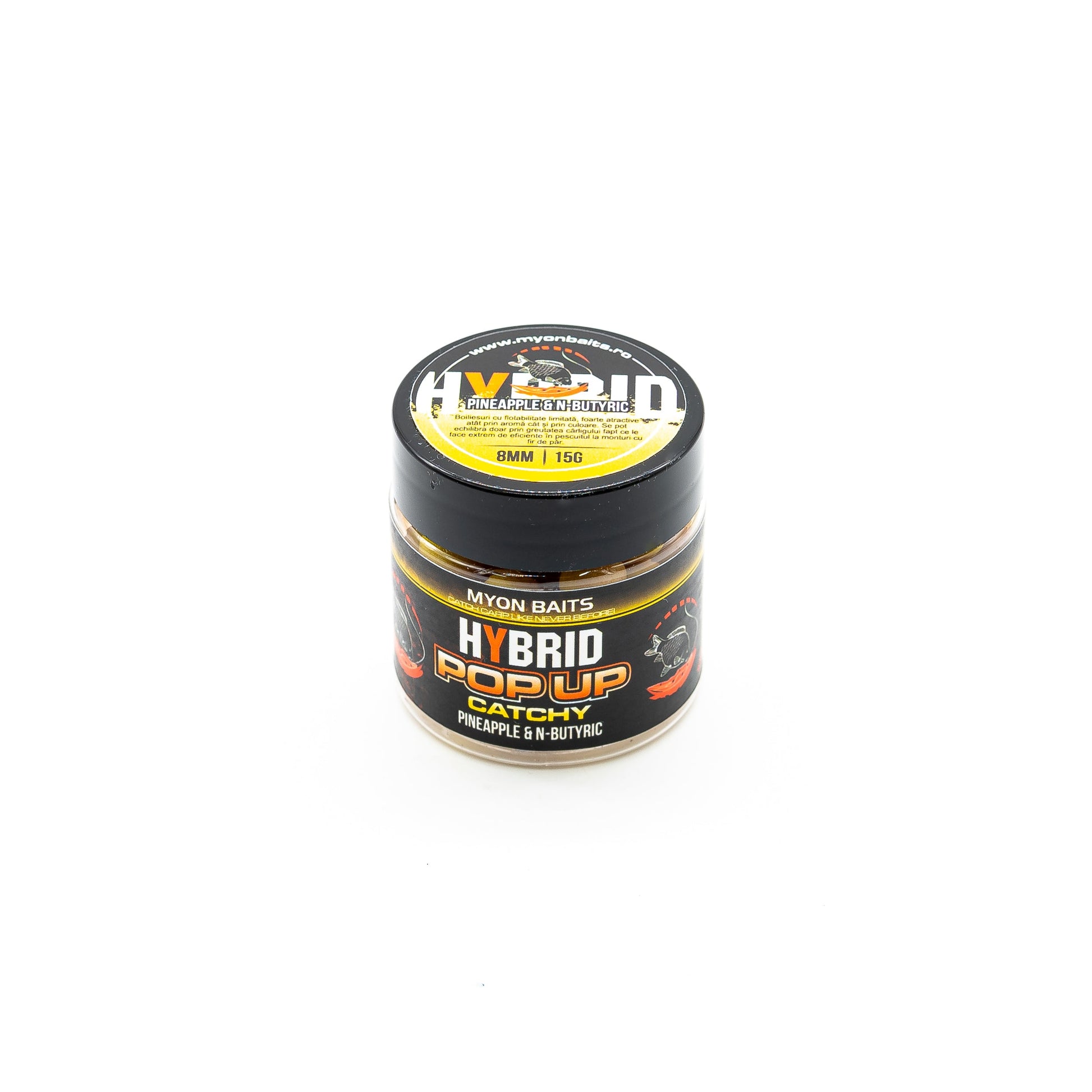 Hybrid Pop Up Catchy Pineapple & N-Butyric 8 mm - Myon Baits