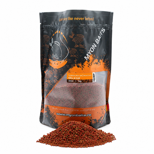 PVA Micro Pelet Mix Marine Fusion 2 mm – Krill & GLM - Myon Baits
