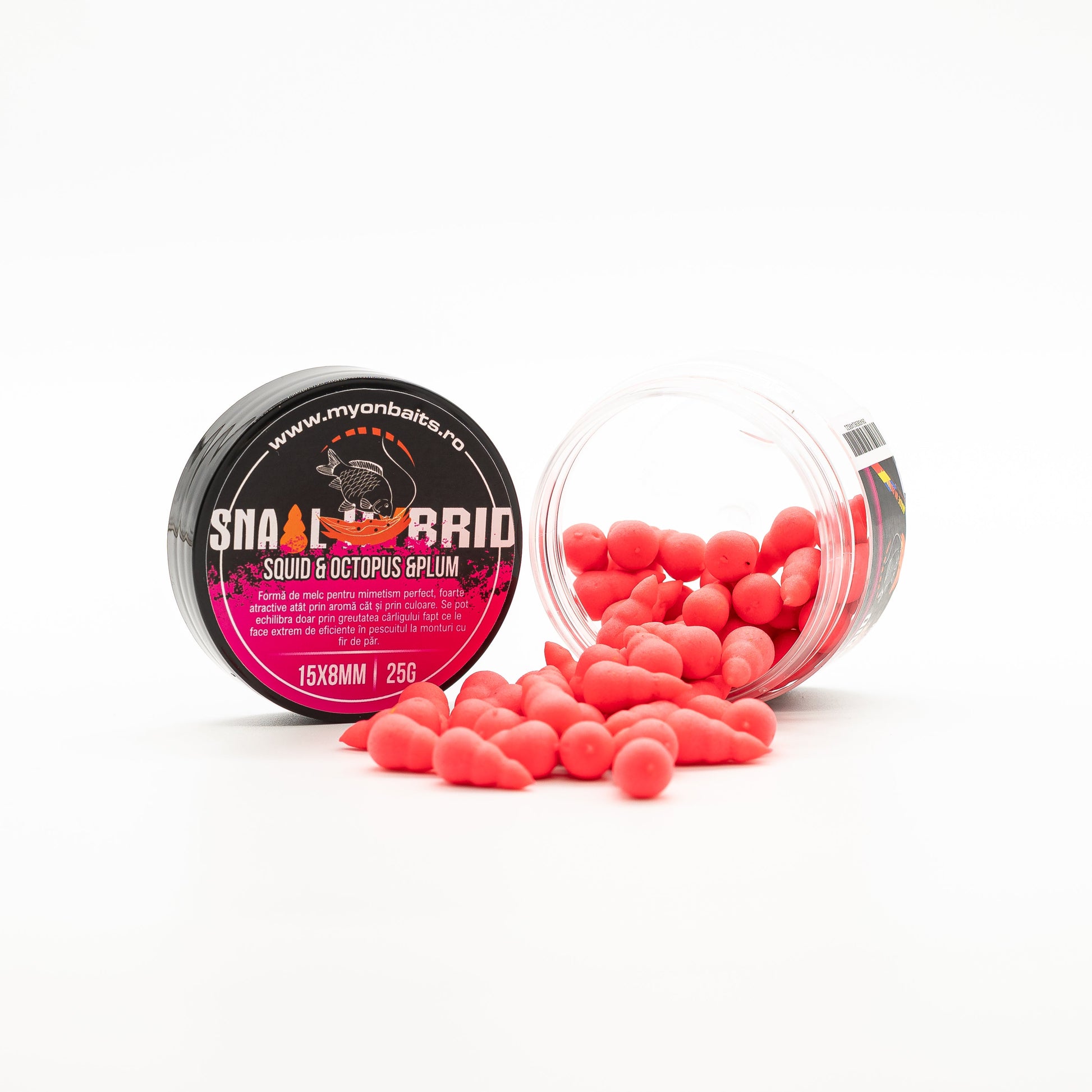 Snail Hybrid Pop Up PlumPink - 15x8 mm - Myon Baits